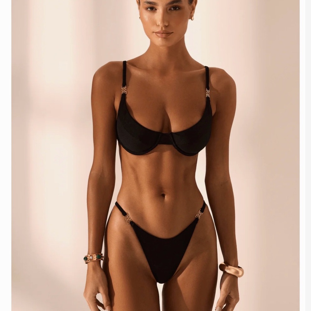 Black Underwire Bikini Set - Women's Swim Bikini NWT